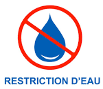 Arrêté : Restrictions des usages de l’eau potable.